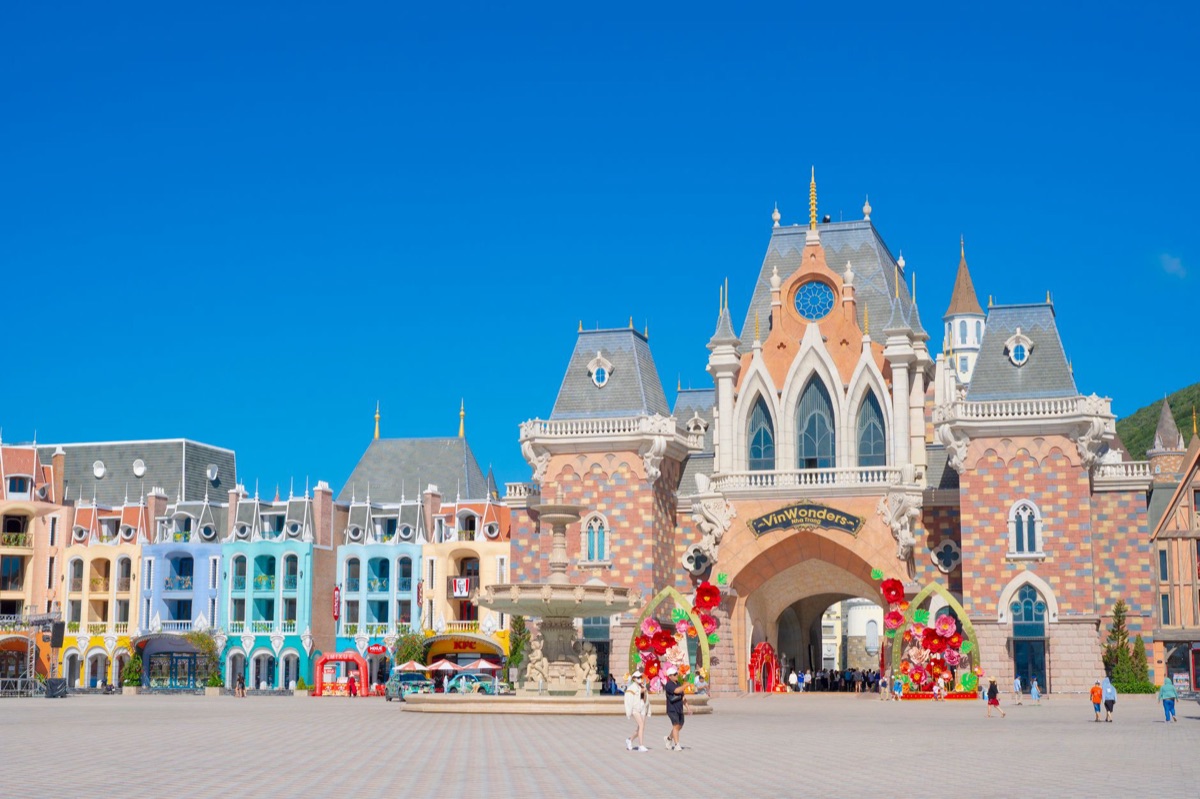 Wide open spaces of a 2,100-hectare theme park resort