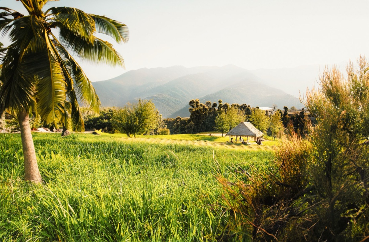Español: Vista del paisaje de un resort de 2,100 hectáreas