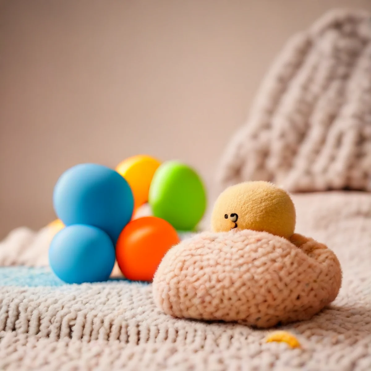 Juguetes de madera y accesorios acogedores para niños