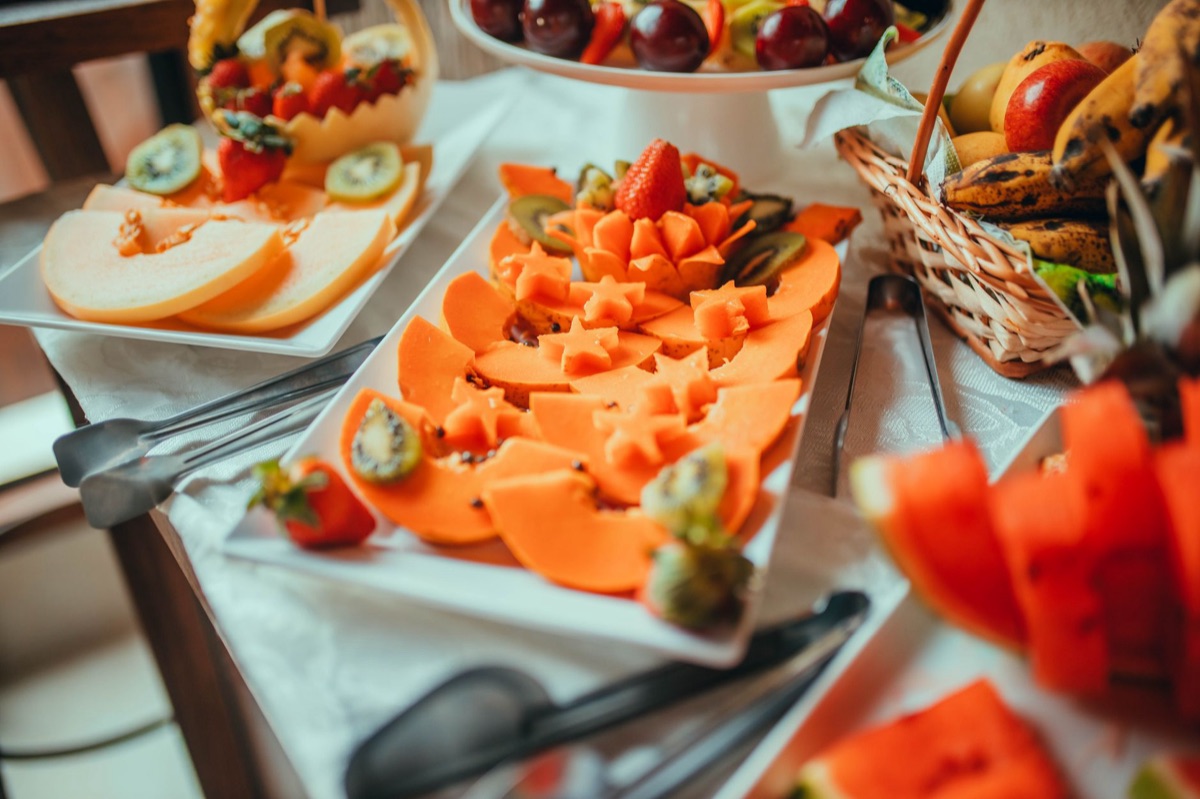 Buffet di colazione salutare per bambini
