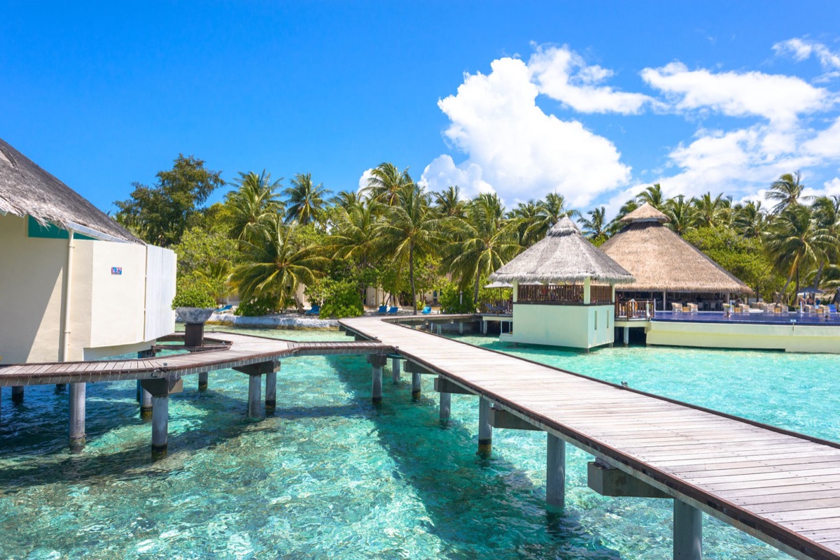 Luxe water villa in de Maldiven