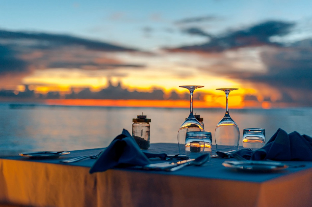 All-inclusive dineren aan het strand