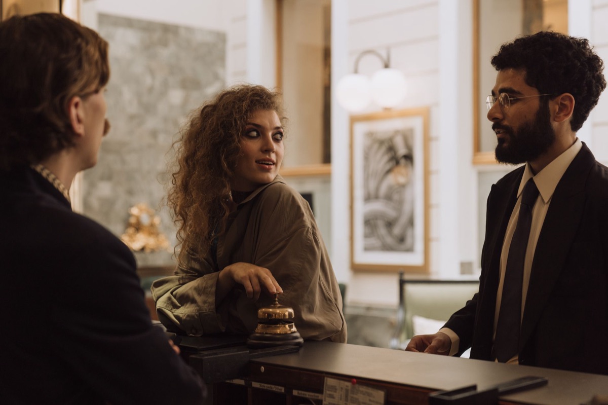 Hotelketten-Receptionstisch