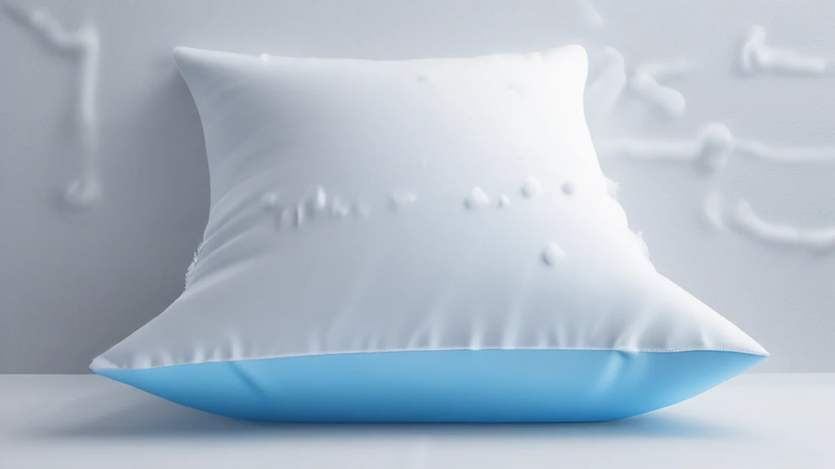 Cortez con hielo, material blanco, forma redonda, tono azul, sobre una toalla blanca, estudio limpio con softbox