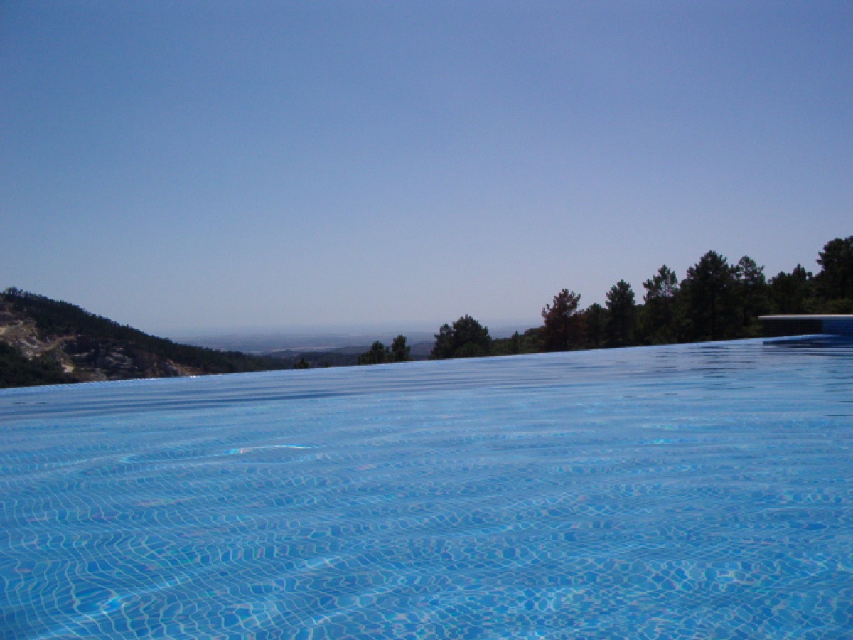 Private villa with infinity pool overlooking ocean
