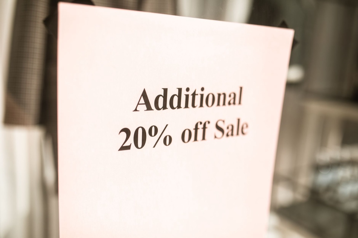 off season resort promotion sign