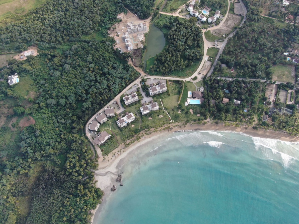 Luxury resort under construction