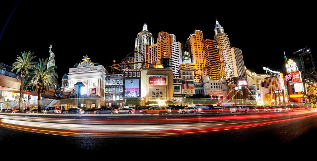 las vegas, strip, las vegas strip, vegas, nevada, las, casino, fisheye, lights, leisure, america, fun, famous, night, landmark, entertainment, neon, hotel, trav